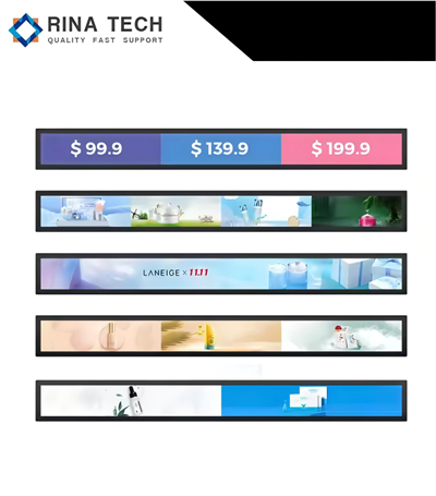 LCD reklāmas ekrāni